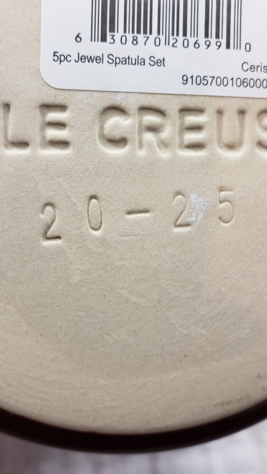 Le Creuset Cerise Stoneware Utensil Holder Red Orange Ombre Crock 2.4L eBay