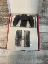OFFICIAL Nintendo Switch Box & Joy Con Charging Grip & Left & Right Wrist Straps