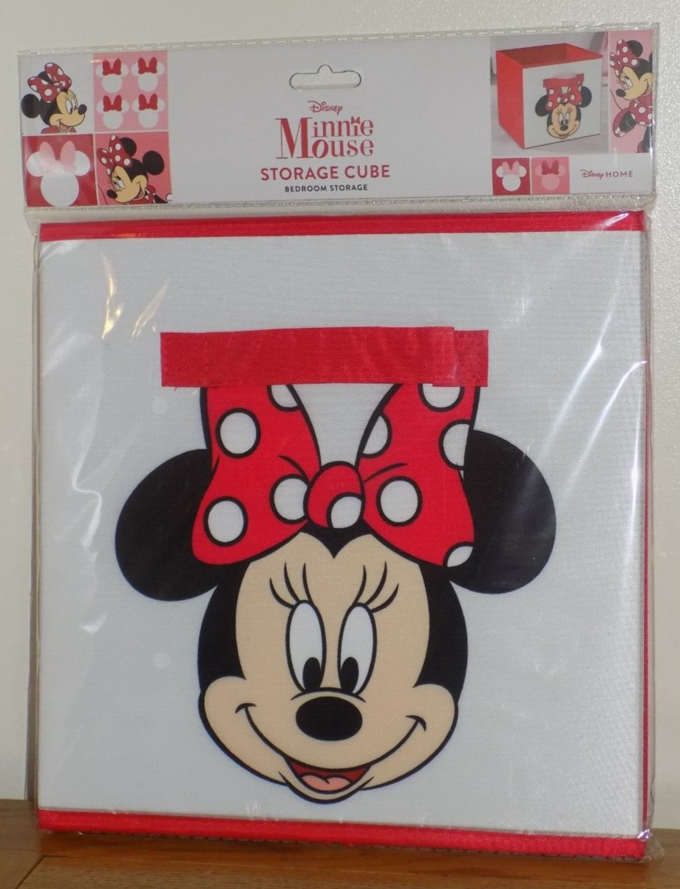 Disney Minnie Mouse Storage Cube / Toy Box - BRAND NEW