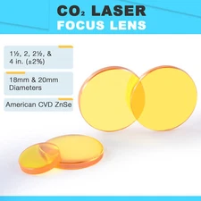 CO2 Laser Focus Lens CVD Znse Φ12mm 18mm 20mm for Laser Engraver Head