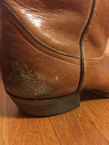 Stivali da cowboy western Tony Lama marroni in pelle da uomo taglia 9 realizzati in USA - Foto 8 di 12