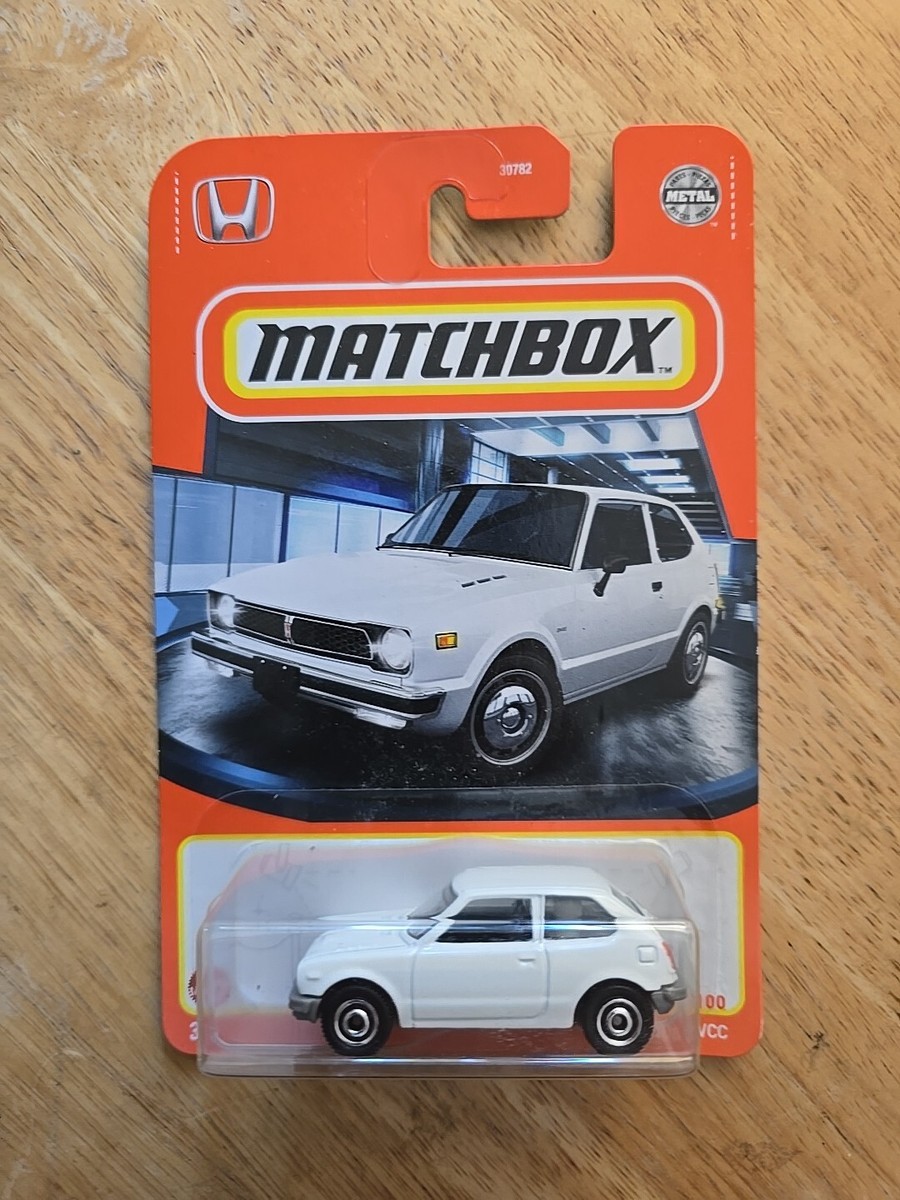 Matchbox 1976 Honda CVCC CIVIC white New on card Hatchback