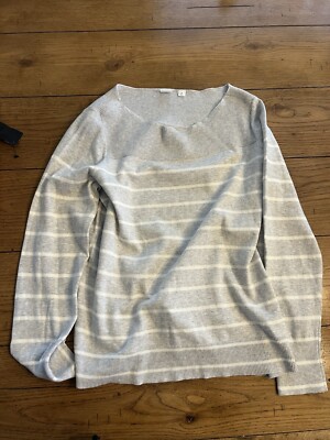 Womens GAP Gray sweater open shoulder Full Sleeve medium