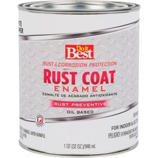 Do it Best Rust Coat Enamel Primer, White, 1 Qt. 203578D SIM Supply, Inc. Rust