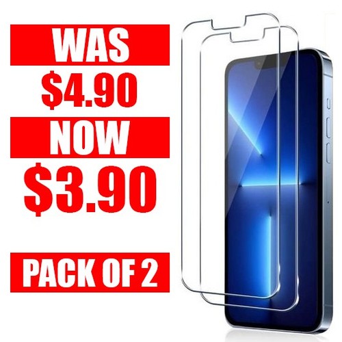 2X Tempered Glass Screen Protector For iPhone 16 15 14 13 12 11 XR Pro Max Plus - Picture 26 of 57