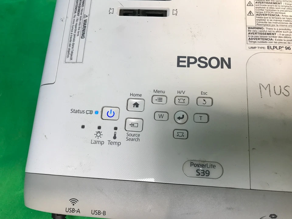 EPSON POWERLITE S39 / H854A 4000 ANSI LUMENS - PROJECTOR - Image 4 of 4