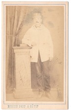 Militaire à identifier circa 1865 Mongin Setif Algérie Photo CDV