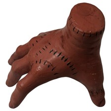 Thing Hand Wed Addams Family Fake Cosplay Scary Props Large, Beige