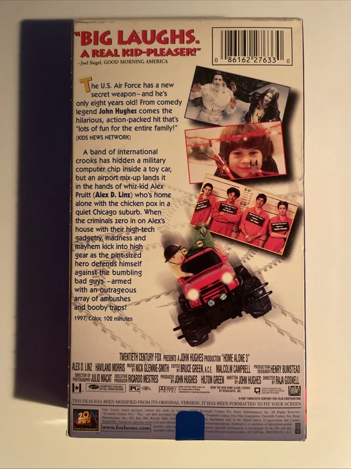 Home Alone 3 (VHS, 1998) - Image 2 of 4