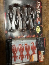 Megabass Lure Worm Set 2pcs Unopened Soft Plastic Fishing Baits