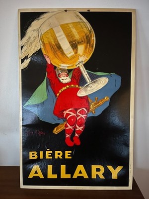 Lithographiertes Schild von Jean d'Ylen Für Bier Allary