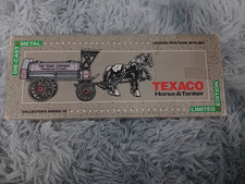 VINTAGE 1991 ERTL TEXACO HORSE AND TANKER NEW IN BOX