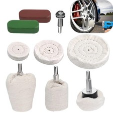 9X Polishing Buffing Pad Mop Wheel Drill Kit for Car Polisher Metal Aluminum