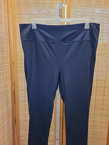 Pantaloni alla caviglia Crane Yoga donna taglia XLarge 16 18 slim fit blu pull on allenamento - Foto 2 di 12
