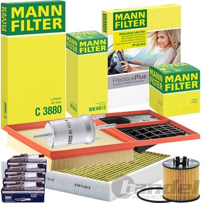MANN INSPEKTIONSPAKET passend für SODA ROOMSTER 5J FABIA 2 VW POLO 9N