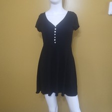 Urban Outfitters Short Sleeve Fit & Flare Mini Dress M Boho Whimsigoth