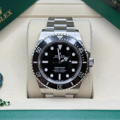 New 2026 Rolex Submariner 41mm No Date - Steel - Black Dial - Reference 124060.