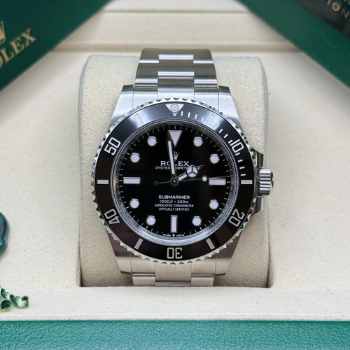 New 2026 Rolex Submariner 41mm No Date - Steel - Black Dial - Reference 124060.