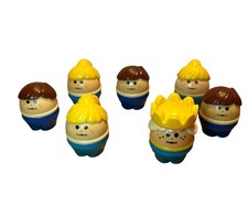 Vintage Little Tikes Toddle Tots Chunky People King Boys Girls Lot Of 7