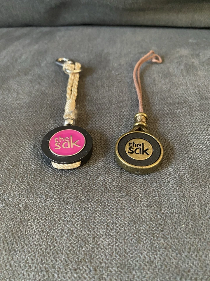 The Sak Key Strap Bag Charm Lot Of 2 Handbag Tassel Accessory - Image 2 of 4