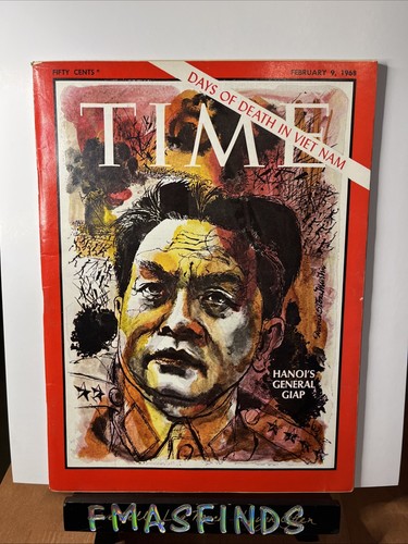 R3 1968 HANOI’S GENERAL GIÁP February 9 TIME MAGAZINE Vietnam War