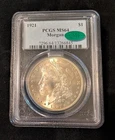 1921 P Morgan Silver Dollar MS 64 PCGS CAC Great Luster!