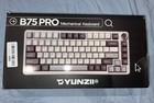 YUNZII B75 PRO Wireless Tri-Mode Mechanical Keyboard, Backlit Keys, Gray