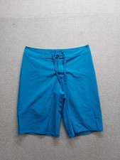 Mossimo Supply Co Men Board Short 30 Blue Drawstring Mid Rise Lightweight Beach