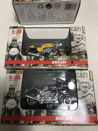 Newray 1/32 Ducati Series Miniature Model Set Of 10 750 Lmola 250 Bicilindrico 9 - 第 3/9 張圖片