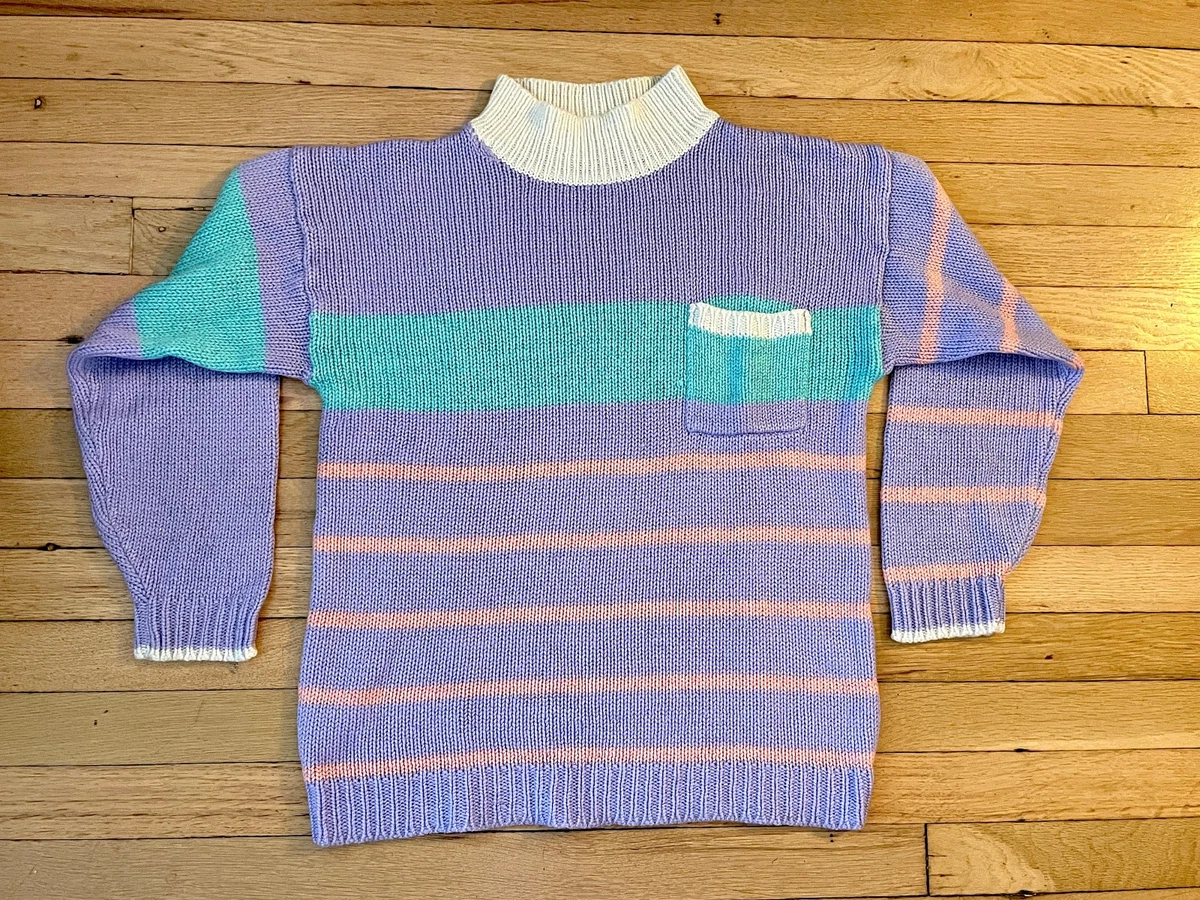 Pastel 80s Sweater In Women's Vintage Sweaters for sale - eBay