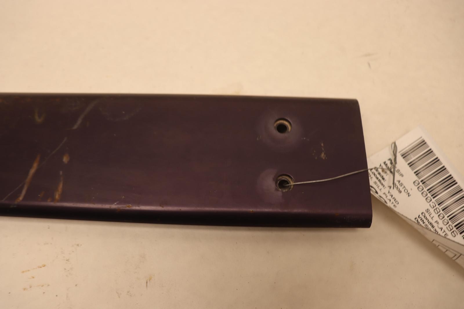 2007-2010 ASTON MARTIN V8 VANTAGE RIGHT PASSENGER SIDE DOOR SILL SCUFF PLATE OEM