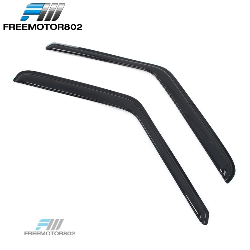 Se adapta a 80-96 Ford F-150 F-250 F-350 cabina estándar viseras de ventana deflector solar de lluvia Foto 2 de 4