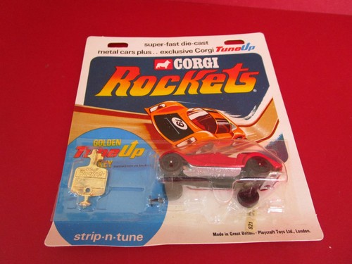 VINTAGE CORGI ROCKETS 921 MORGAN PLUS 8 BLISTER /CARDED PACK NEW EX SHOP STOCK - Picture 5 of 8