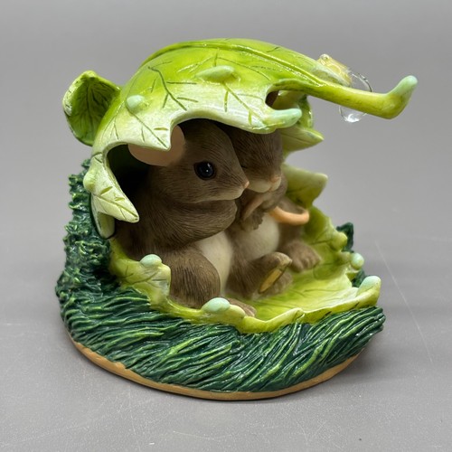Charming Tails Green Leaf We'll Weather The Storm Together QVC Exclusive Rare - Picture 2 of 8