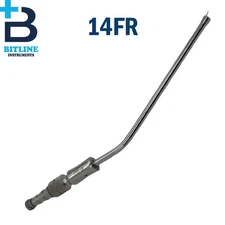 Frazier Suction Tube Atraumatic Tip 14FR Surgical ENT Instruments