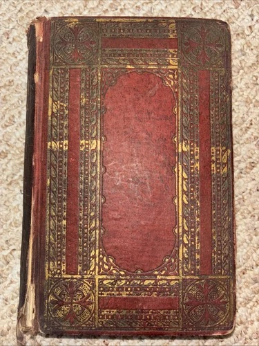 Patriarchs and Prophets Antique Book 1869 w/ Steel Engravings Palestine HC