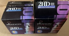 Imation 3.5" Floppy Disks Diskettes 25 Cube Pack IBM Formatted 1.44MB 2HD (2) 50