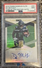 2019 Panini Donruss Elite - Turn of the Century Autographs DK Metcalf #TC-DK1 RC