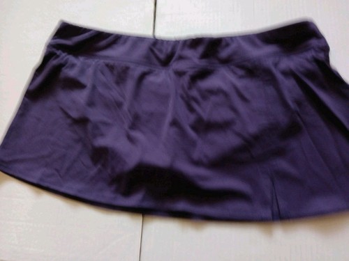 Falda de Natación Lands End con Calzoncillo 14 Regular Púrpura CONTROL DE BARRIGA 14" Sólida - Imagen 16 de 20