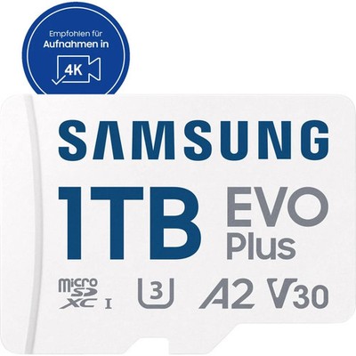Samsung EVO Plus SDHC inkl. SD-Adapter Speicherkarte 1 TB Micro-SD