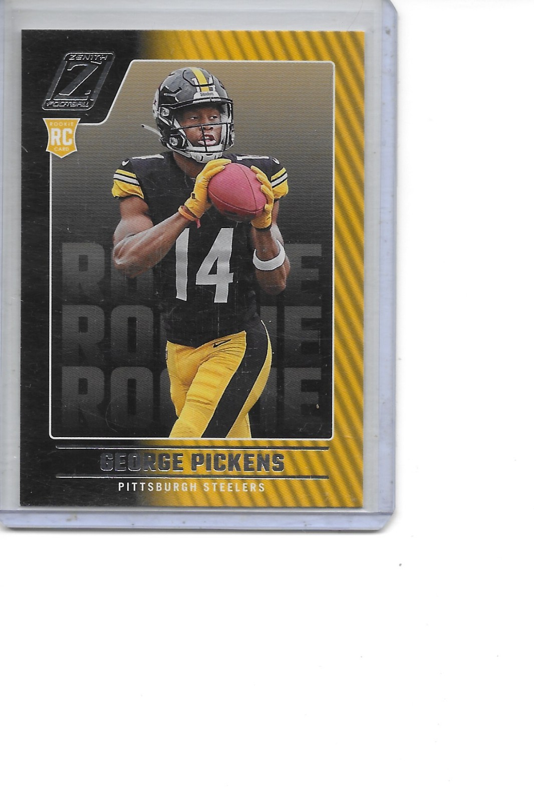 2022 Zenith George Pickens Rookie Pittsburgh Steelers Football Card #123