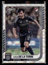 2025 Topps Chrome MLS #128 Luca de la Torre Prism Refractor soc2