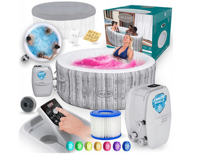Bestway 60085 Lay-Z Spa FIJI AirJet 4-Personen Garten Whirlpool 180x66cm