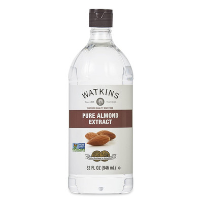 Watkins Pure Almond Extract, 32 fl. oz. Economy Sized Bottle, 1 Count 21903
