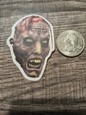 The Walking Dead Zombie Sticker Horror Free USA Shipping Halloween Creepy Scary!