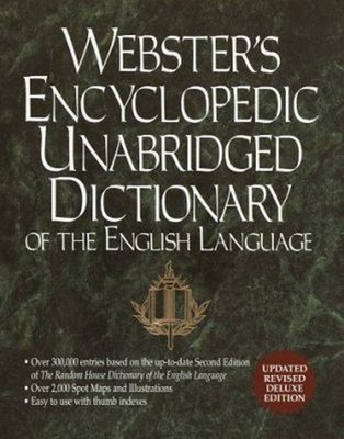 Webster's Encyclopedic Unabridged Dictionary Hardcover