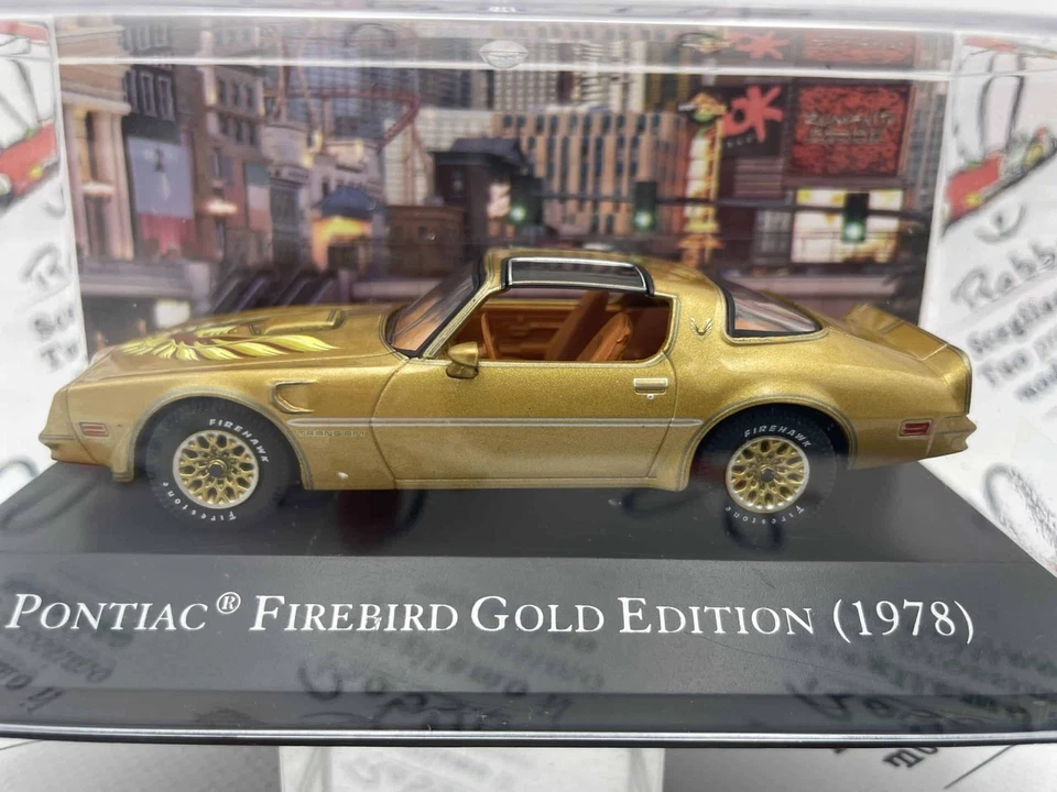 DIE CAST 1/43 " PONTIAC FIREBIRD GOLD EDITION (1978) " AMERICAN CARS - Immagine 2 di 2