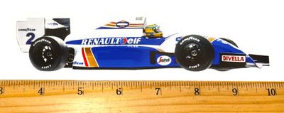 AYRTON SENNA 1994 Williams FW16 Caricature Profile Rothmans Sticker Decal