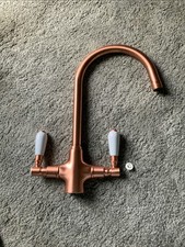 Copper Kitchen Sink Mixer Tap, Possibly Fortuna. Some Minor Cosmetic Blemishes