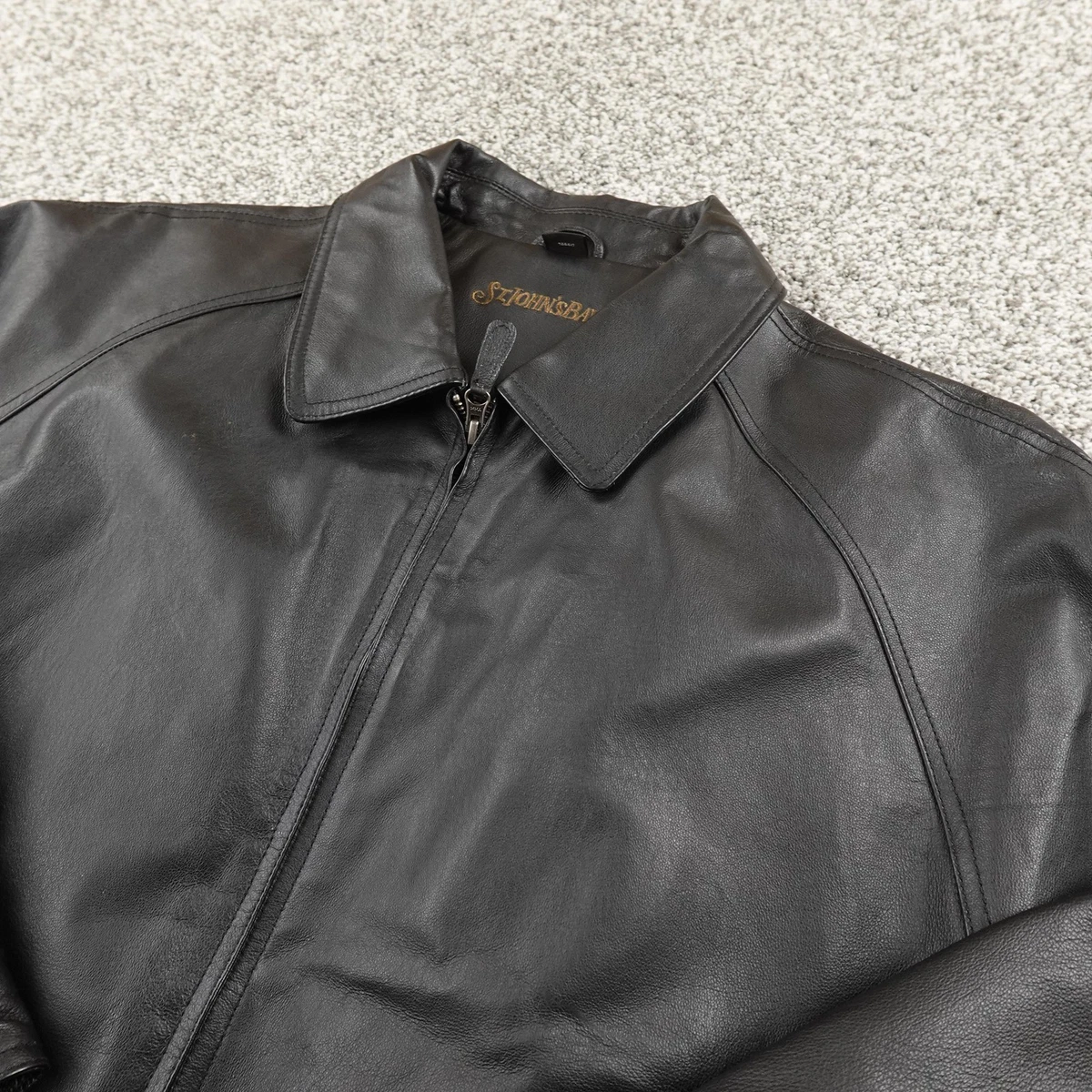 st johns bay leather jacket products for sale | eBay